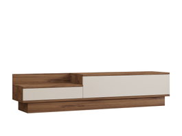 Hanah Home Soporte de TV Barko en Pino Atlántico y Blanco